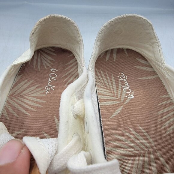 Olukai Pehuea Li Womens Size 7 White Mesh Casual Sneakers Shoes 20379-4R4R - Picture 9 of 13